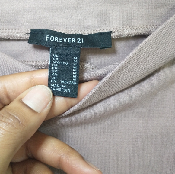 Women's light purple forever 21 wrap bodycon skirt - Picture 8 of 9